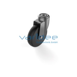 Lenkrolle D125, antistatisch, schwarz