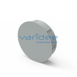 Abdeckkappe D30 flach, grau