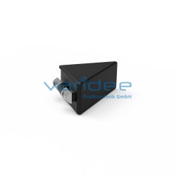 Winkel 8 80x80 Zn, schwarz, Satz