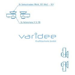 Befestigungssatz für Leit-Eckschutz 8 St 160x160x80, verzinkt