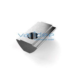 T-slot nut 8 St M6 with guiding ridge, galvanized