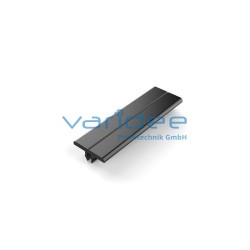 Slide strip 8 ESD, black (2 meters)