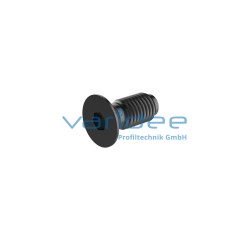 Countersunk screw 8 SF M7.1, black