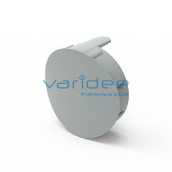 Abdeckkappe D30 gewölbt R15, grau