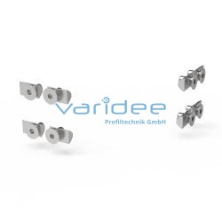 Fastening set for corner deflector guard 8 St 160x160x80, galvanized