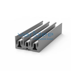 Sliding-door guide profile 8 40x20 bottom (3 meters)