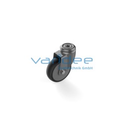 Lenkrolle D100, schwarz