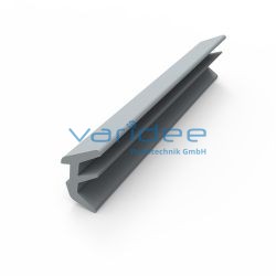 Dichtprofil 8 2-4 mm, grau (Zuschnitt)