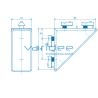 Winkel 8 80x80 Zn Satz, grau