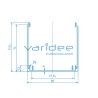 Kanalprofil U 80x80 (Zuschnitt)