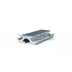 Bed plate connection profile 8 55x20 (cut)